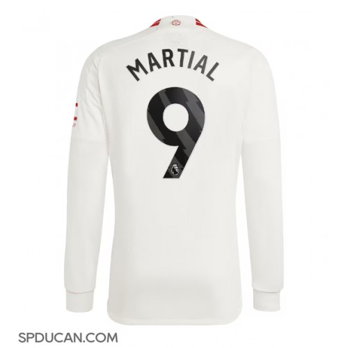 Muški Nogometni Dres Manchester United Anthony Martial #9 Rezervni 2023-24 Dugi Rukav